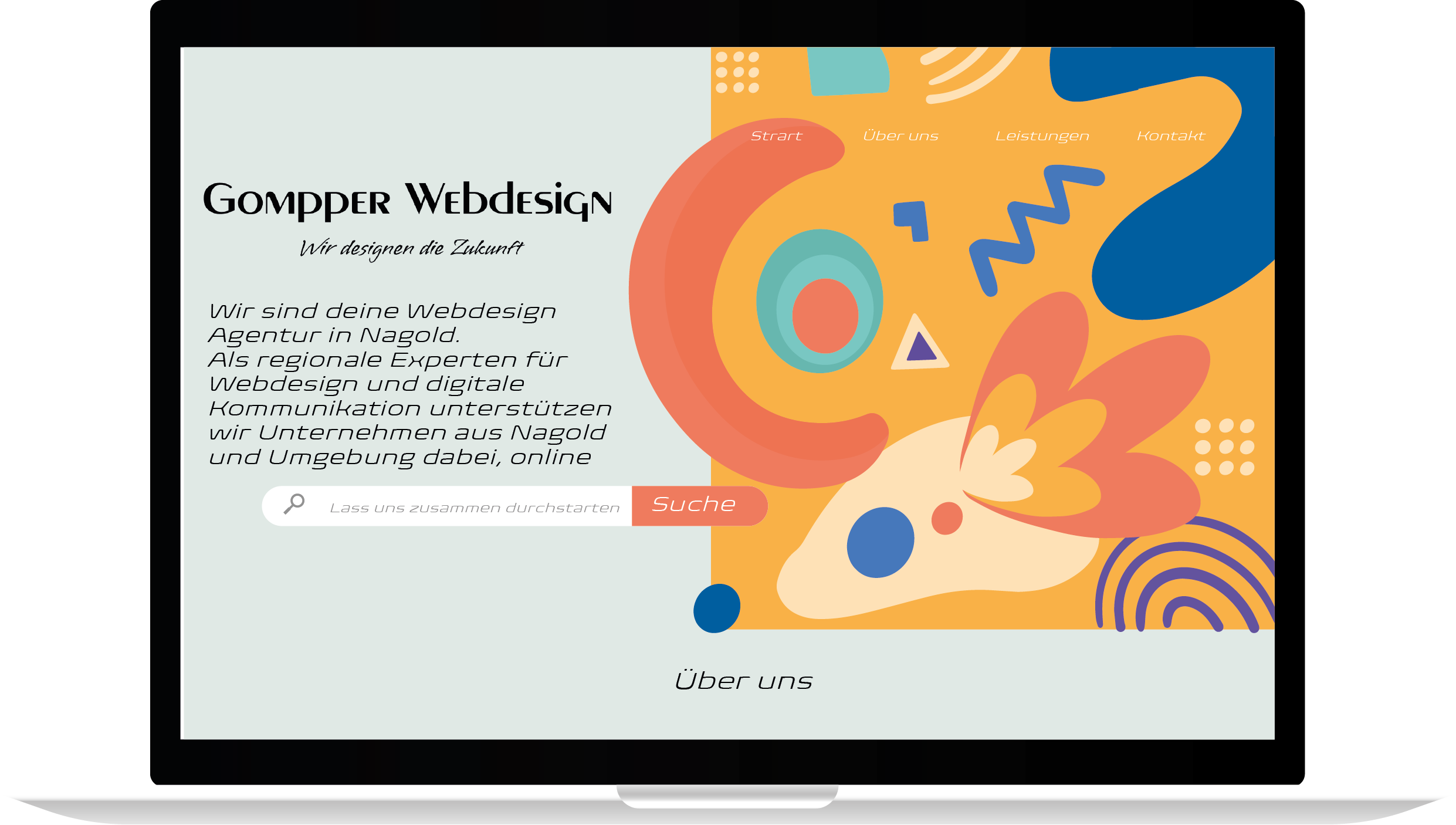 Banner mit Gompper Webdesign
