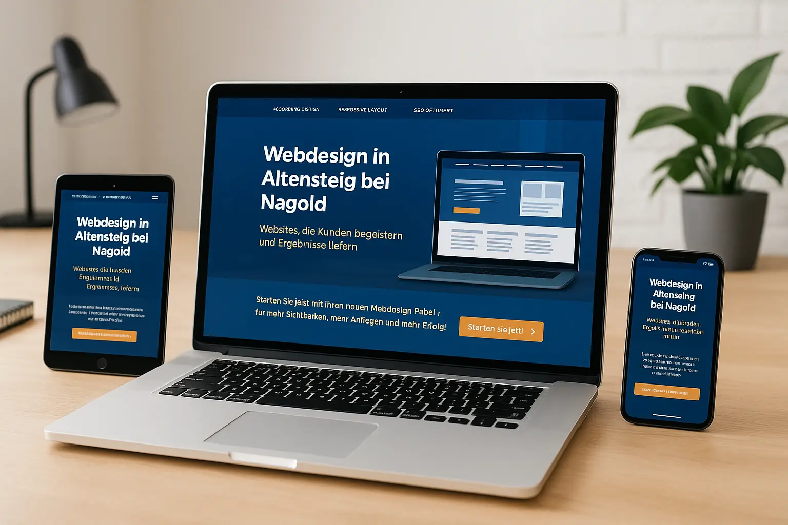 Gompper Webdesign 3 Notebook mit individuellem Webdesign - Gompper Webdesign