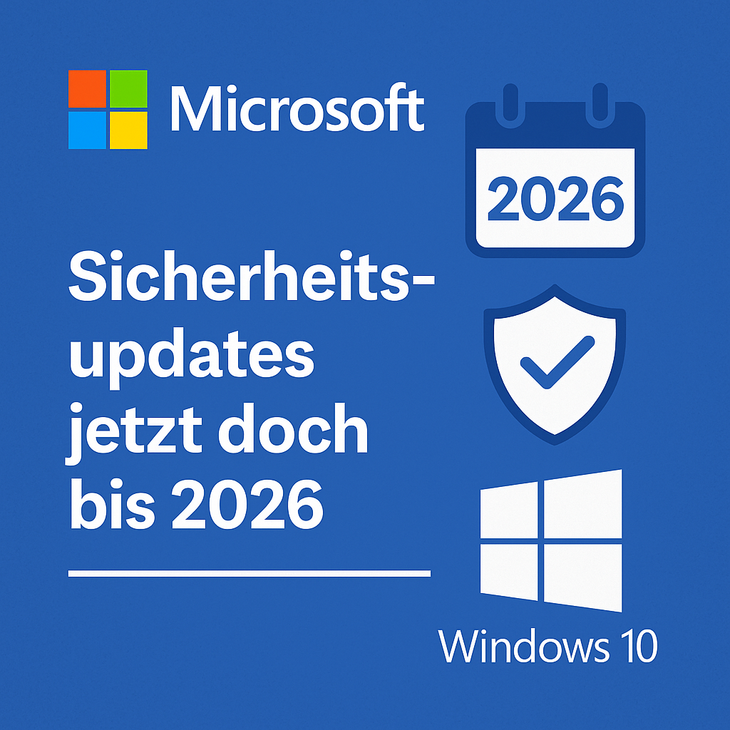 Microsoft Sicherheitsupdates bis 2026 – Anleitung: So bleiben Windows-10-PCs sicher